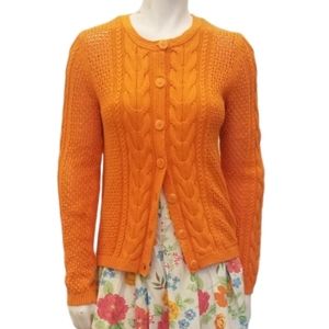 Orange Cardigan
